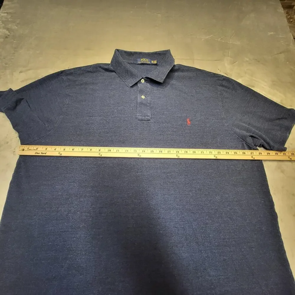 Polo Ralph Lauren Polo Shirt Mens 3XL Tall Classic Fit Pony Big Size Casual
